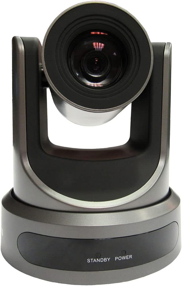 PTZOptics 20x-SDI Gen2 Live Streaming Camera (Gray) (PT20X-SDI-GY-G2) + HuddleCam Serial Controller Joystick - Starter Bundle