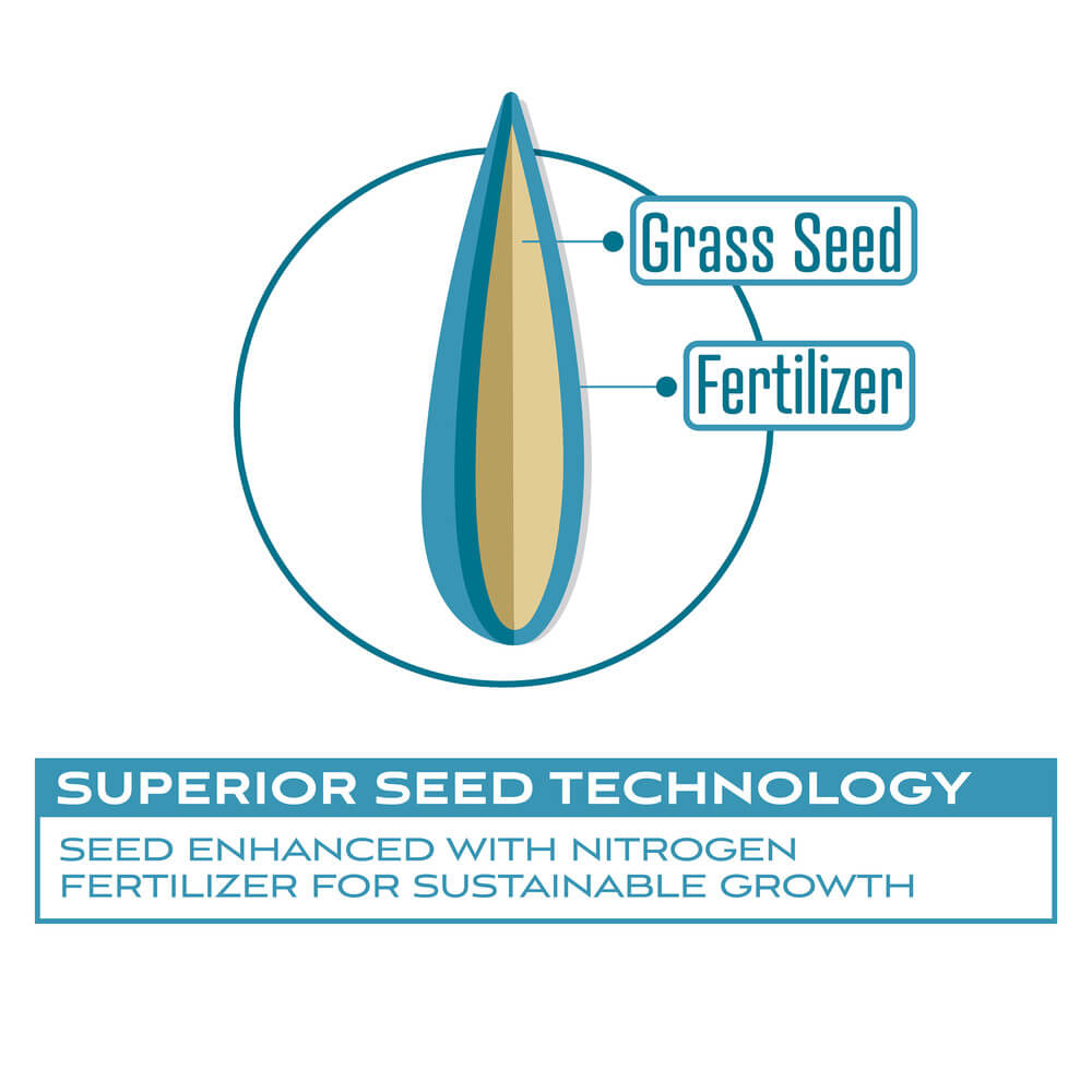 Pennington Fairway Supreme Perennial Ryegrass Grass Seed Seed Blend, for Sun to Partial Shade 50 lb
