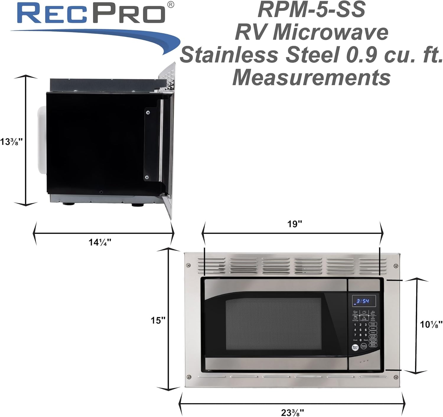 Over the Range RV Microwave