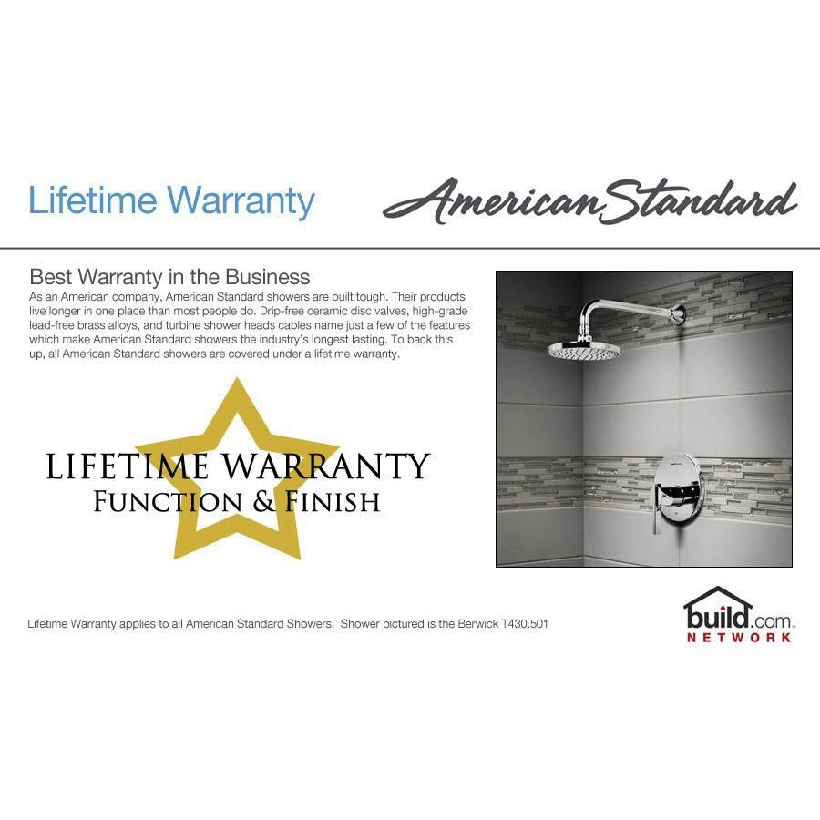 American Standard 3375.502.002 Colony Soft 3-Handle Bath and Shower Polished Chrome