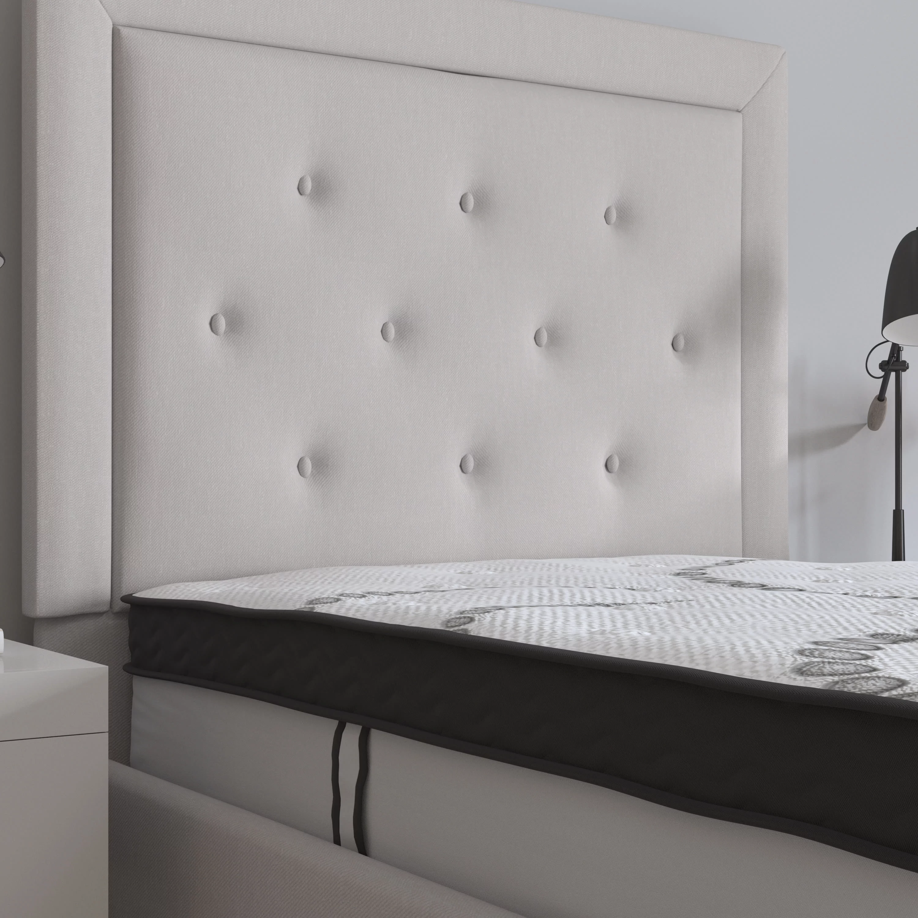 Merrick Lane 10" Hybrid Mattress Pocket Spring and Memory Foam, Twin