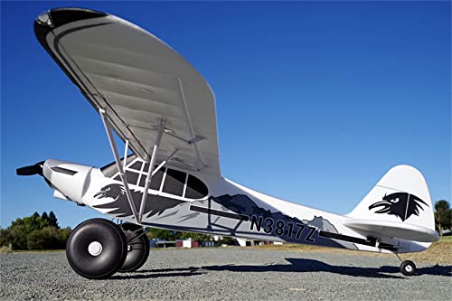 Fms Rc Plane Remote Control Airplane 1700MM (67") Piper PA-18 Super CUB with Reflex V2 6 Channel Rc Planes for Adults without Float PNP (No Radio, Battery, Charger)
