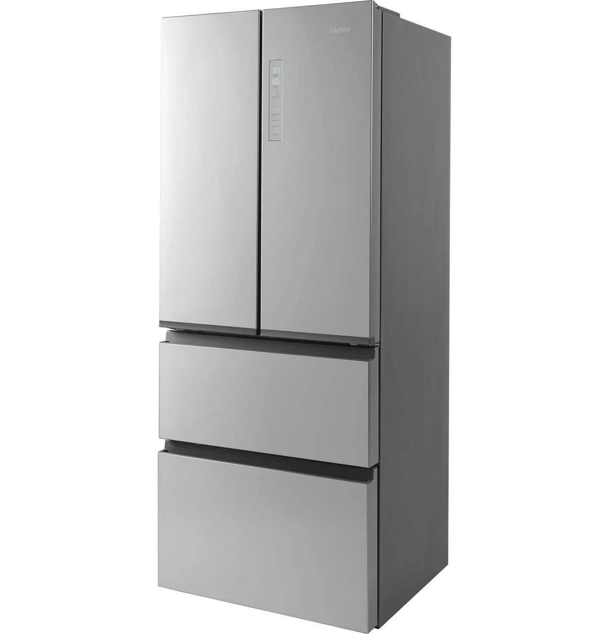 Haier® 14.5 cu. ft. 4 Door Model QJS15HYRFS-Fingerprint Resistant Counter Depth and Icemaker