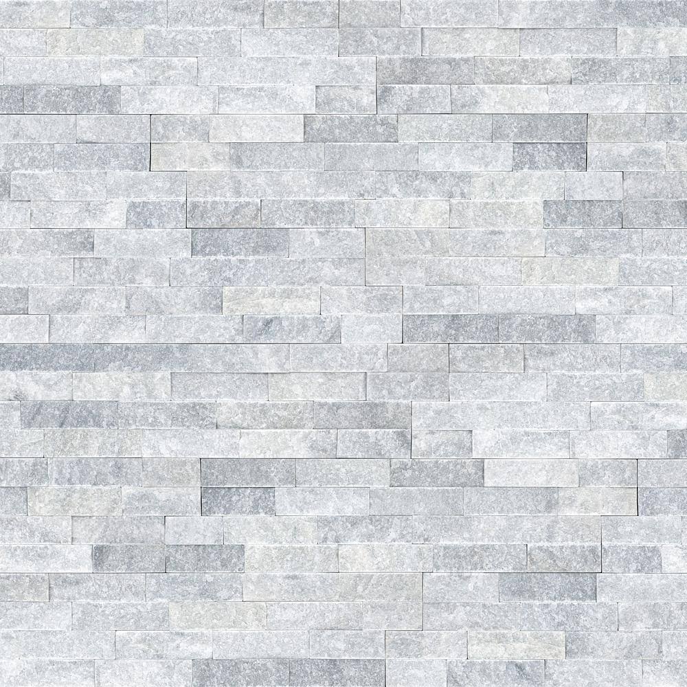 MSI Cosmic Gray Ledger Panel 6 in. x 24 in. Natural Marble Wall Tile (10 Cases/60 Sq. ft./Pallet)