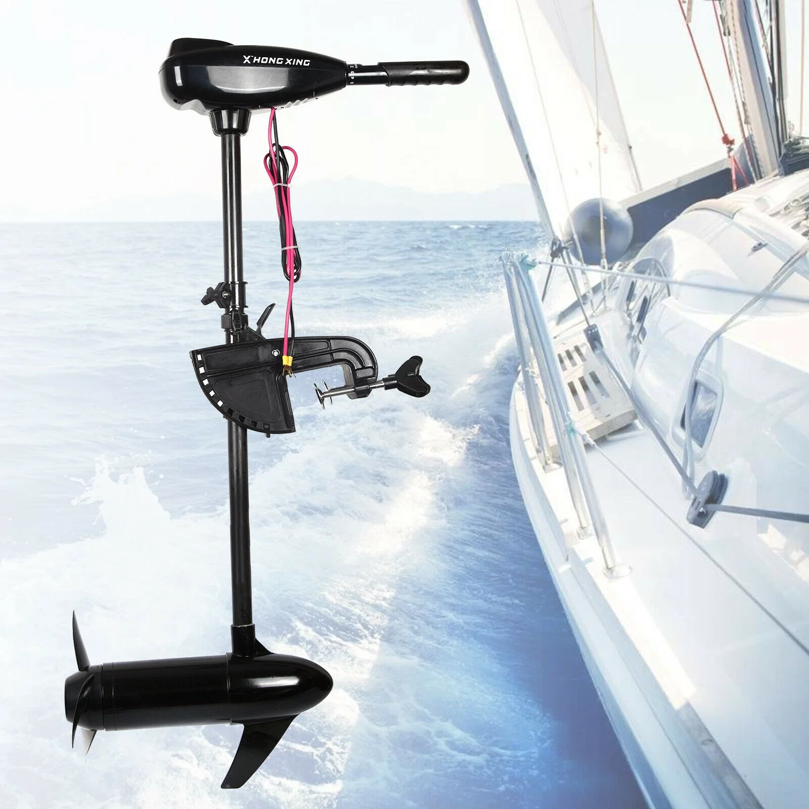 Electric Outboard Motor Electric Trolling Motor Outboard Motor Brush Fishing Boat Engine Outboard Motor Electric Trolling Motor Brush Fishing Boat Engine Trolling Motor Motor Inflatable Boat Engine