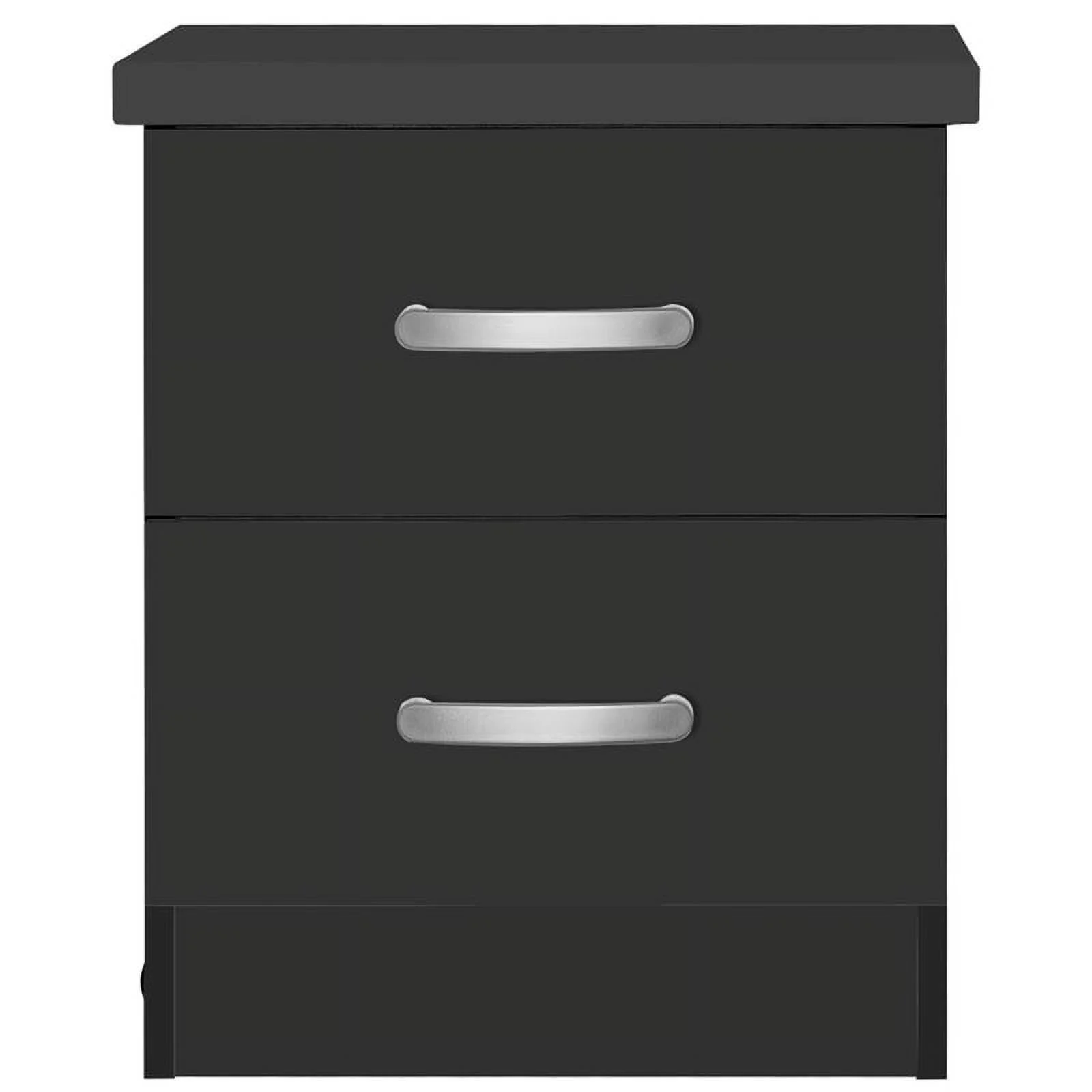 Home Square 3-Piece Set with Full Bed Armoire Wardrobe Cabinet and Nightstand