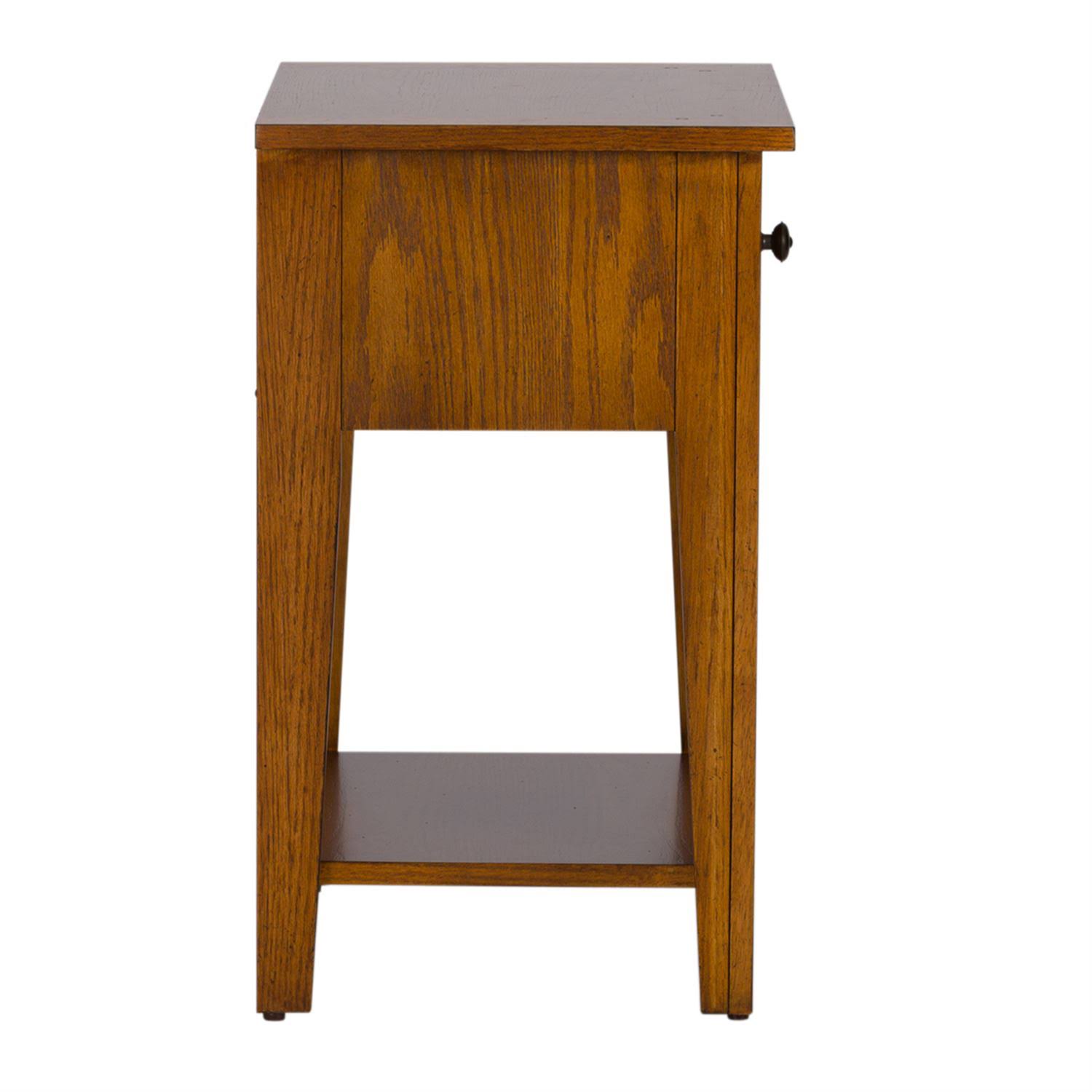 Liberty Furniture Grandpas Cabin Youth Panel Bed in Aged Oak, Twin
