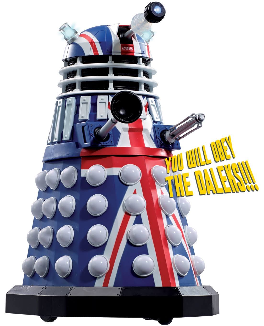 Doctor Who 50th Anniversary British Icon Dalek w/Sound u0026 Lights