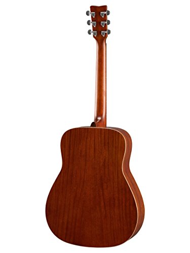 Yamaha FS850 Small Body Solid Top Acoustic Guitar, Mahogany