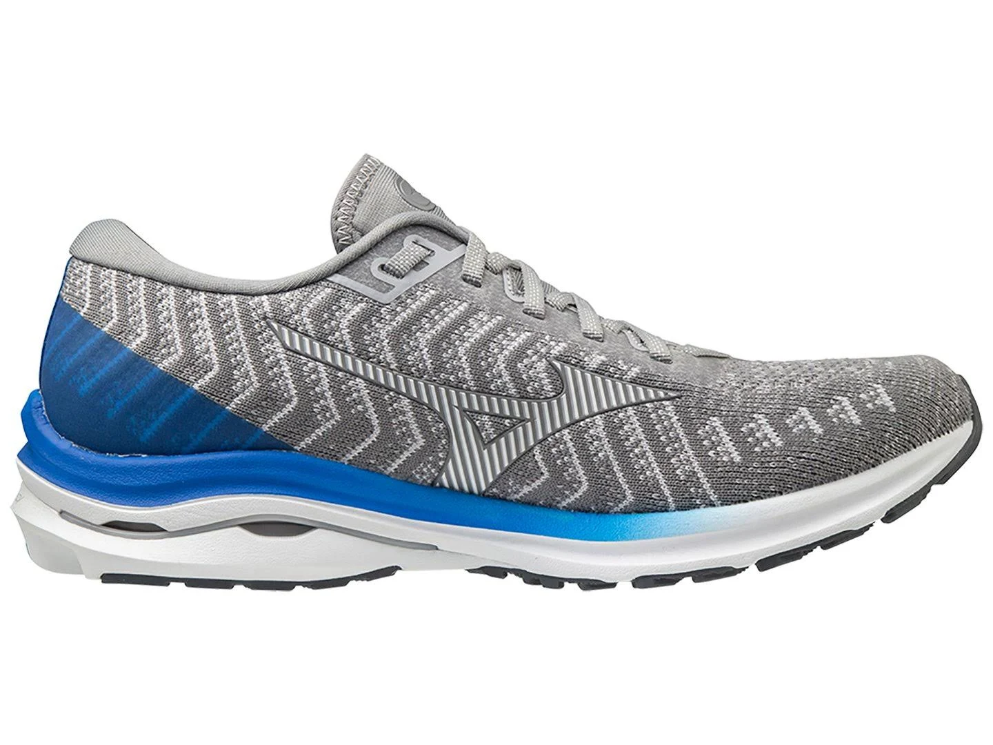 Mizuno Men&s Wave Rider 24 Waveknit Nimbus Cloud-Phantom / 7