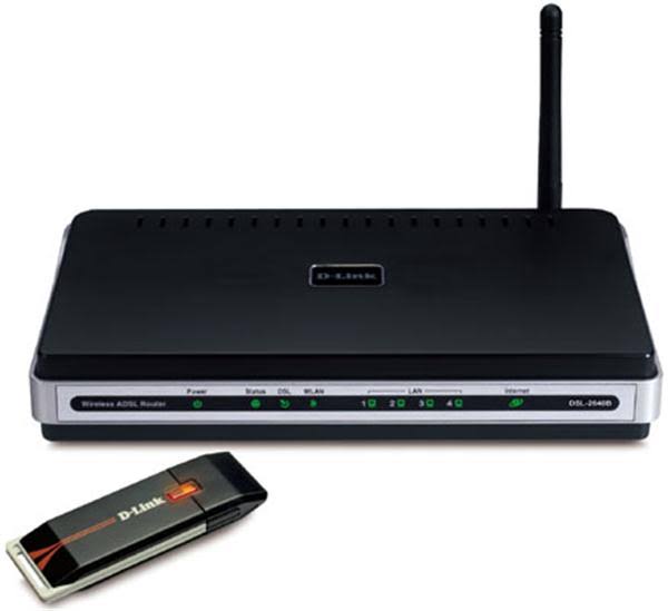 D-Link DKT-710 - Starter Kit - wireless router - DSL modem - 4-port switch - 802.11b/g - 2.4 GHz