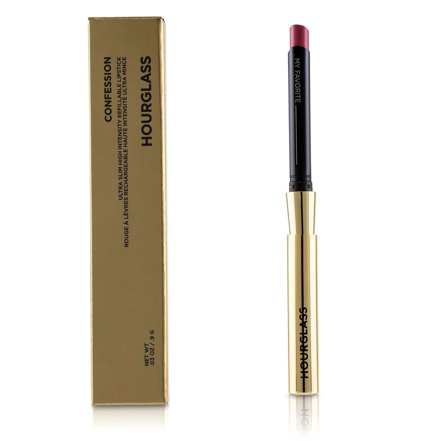 HourGlass Confession Ultra Slim High Intensity Refillable Lipstick - #I Can't Live Without (Red Currant)  0.9g/0.03oz