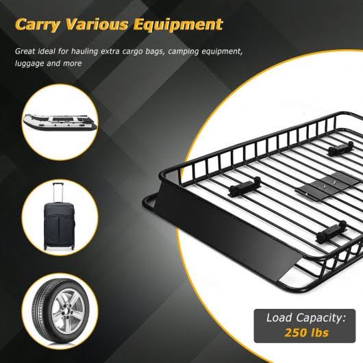 64x22 Universal Roof Rack Cargo Carrier