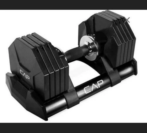 Cap 50 lb Adjustable Dumbbell, Black