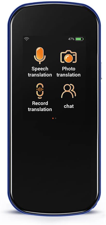 Language Translator Device - Voice Translator Device Two Way - 106 Languages Interpreter in Real Time - Voice & Photo Translation Learning Travelling Abroad Shopping Business Chat Shopping