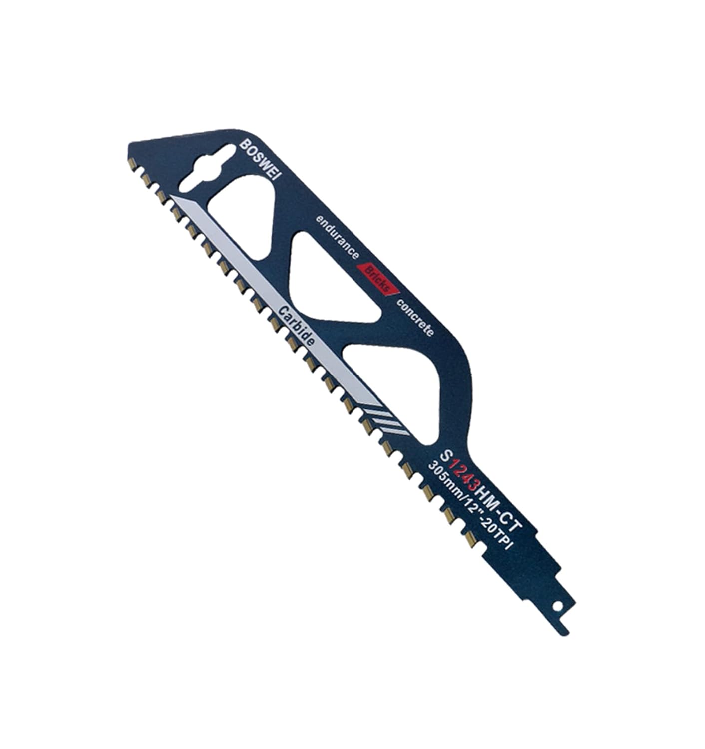 Reciprocating Saw Blades, for Cutting Aerated Concrete, Glass Fiber Reinforced Plastic, Epoxy Resin, Red Brick and Fiber Cement, Demolition Masonry Concrete Saw Blades 12-305mm