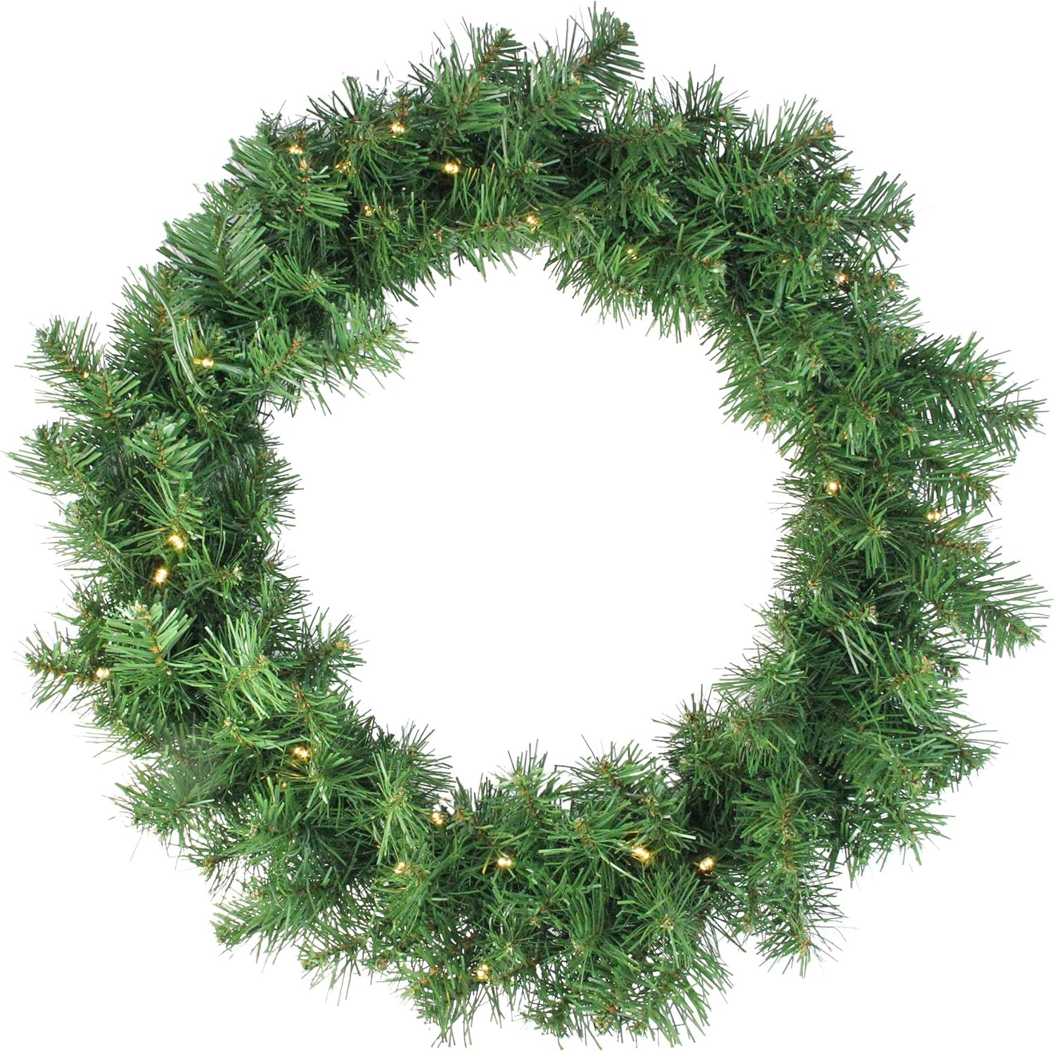 Northlight Pre-Lit Battery Operated Artificial Winter Spruce Christmas Set - 5-Piece - Clear Lights