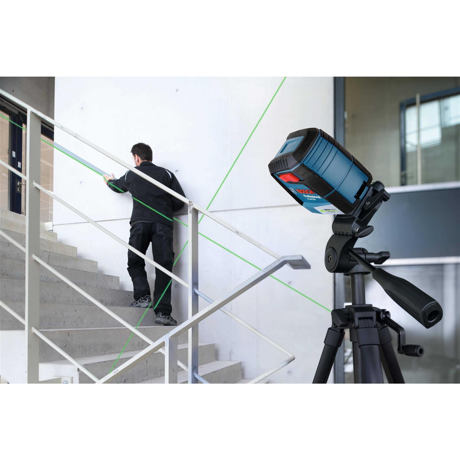 Bosch Gll40-20g Green-Beam Self-Leveling Cross-Line Laser - Shop Hardware Tools Online Store