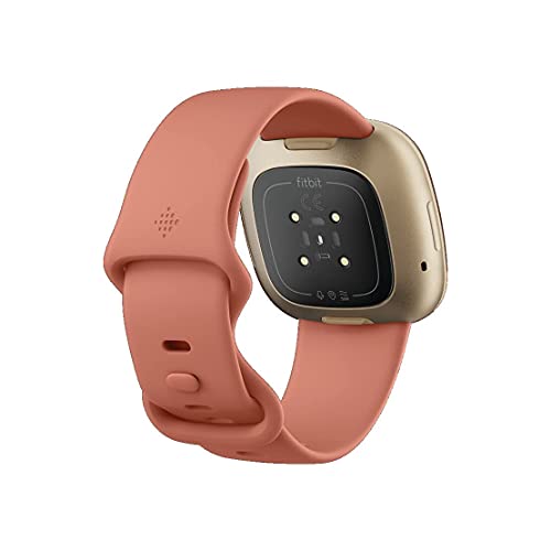 Fitbit Versa 3 Health & Fitness Smartwatch with GPS, 24/7 Heart Rate, Alexa Built-in, 6+ Days Battery, Black/Black, One Size (S & L Bands Included)