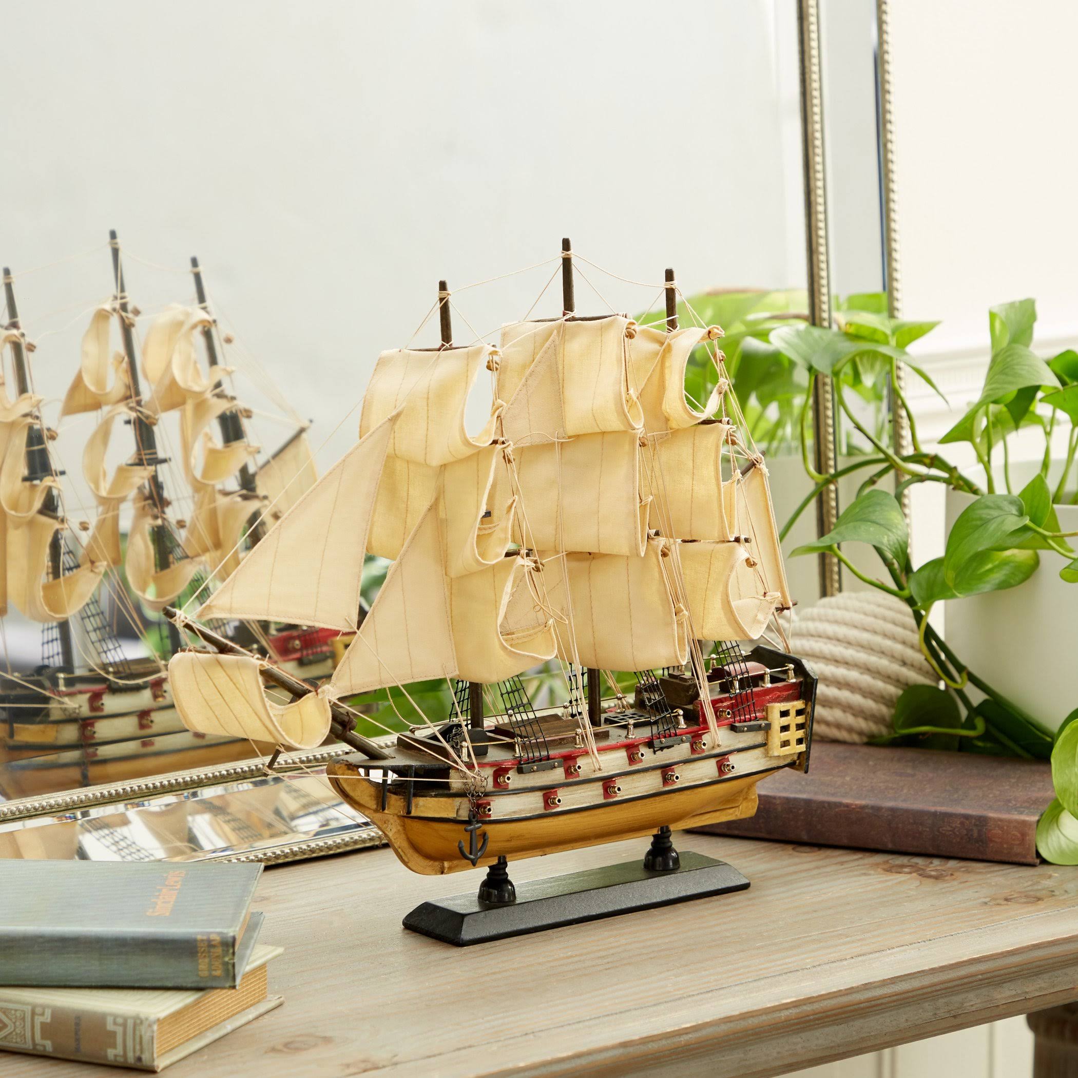 Wood Sail Model Boat