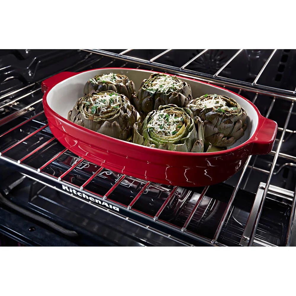 KITCHENAID KSGG700ESS  SLIDE IN GAS RANGE Black
