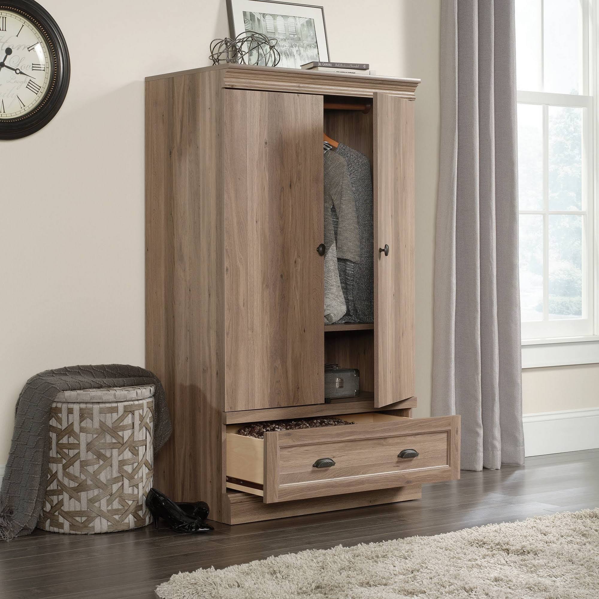 Barrister Lane Armoire Salt Oak - Sauder