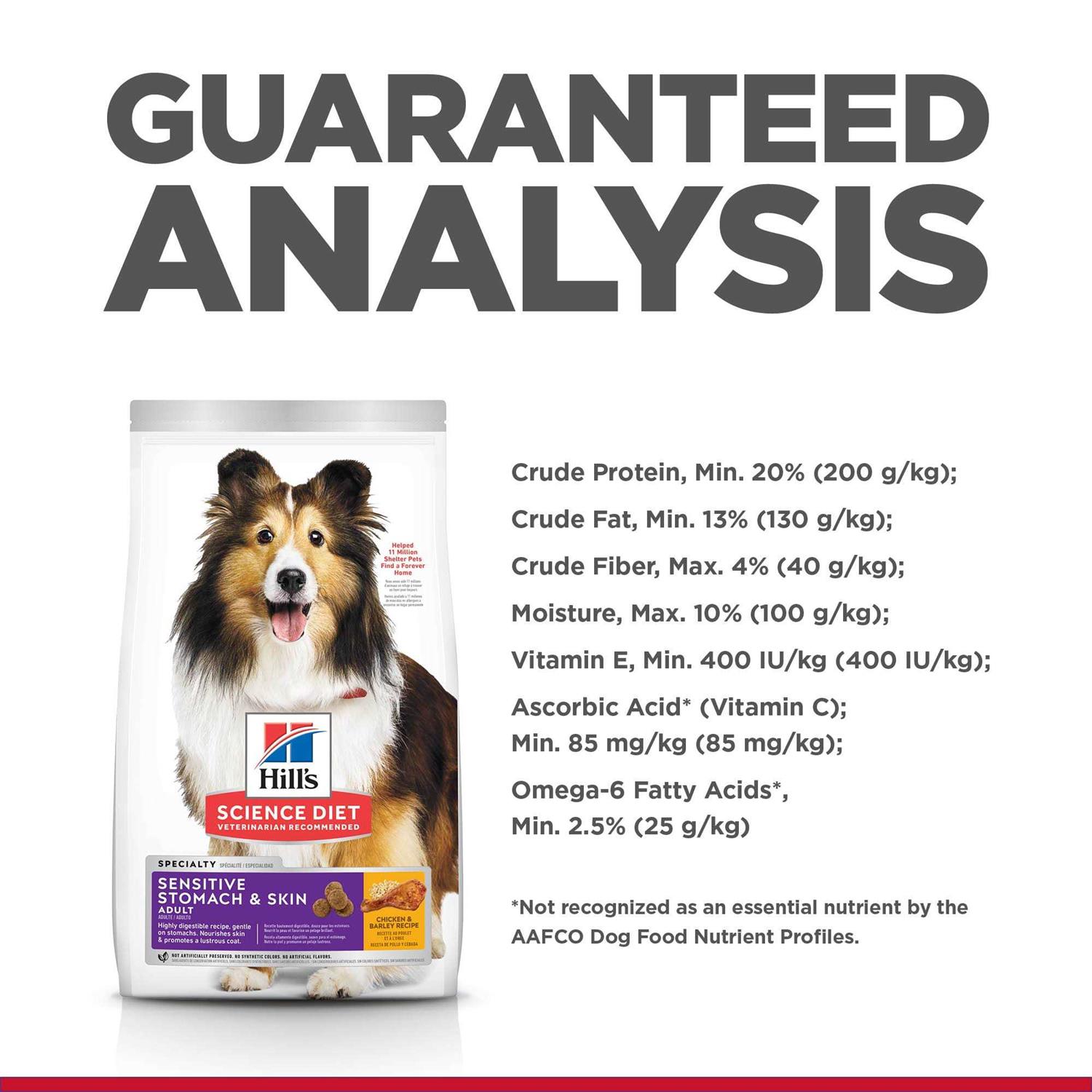 Hill's Science Diet Adult Sensitive Stomach &amp; Skin Dry Dog Food - Pet Supplies online store
