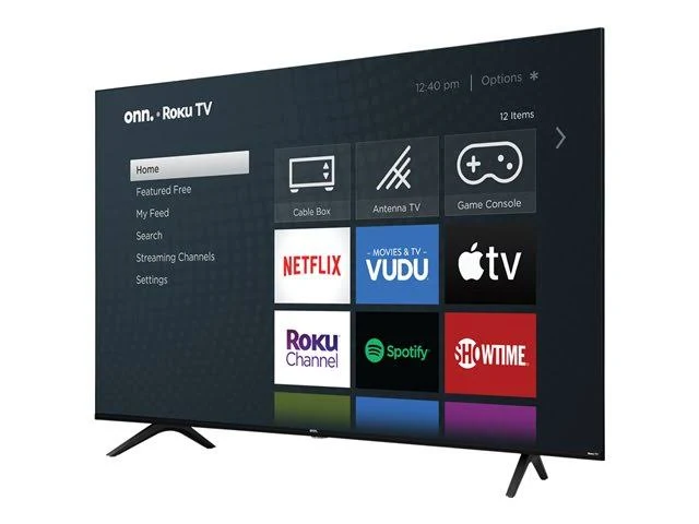 Onn. 65x22 Class 4K (2160p) UHD LED Roku Smart TV HDR 100021261