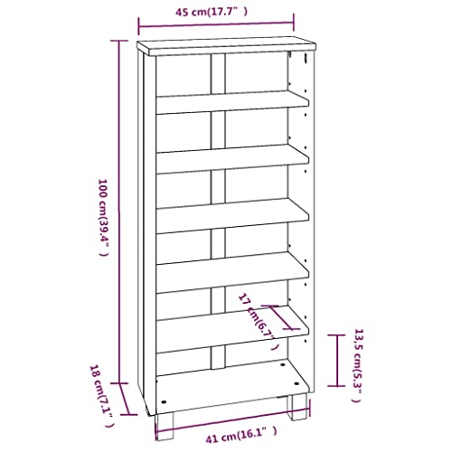 CD Cabinet Light Gray 17.7"x7.1"x39.4" Solid Wood Pine Storage Cabinet Media Cabinet Display Cabinet Suitable for Patio, Living Room, Bedroom.