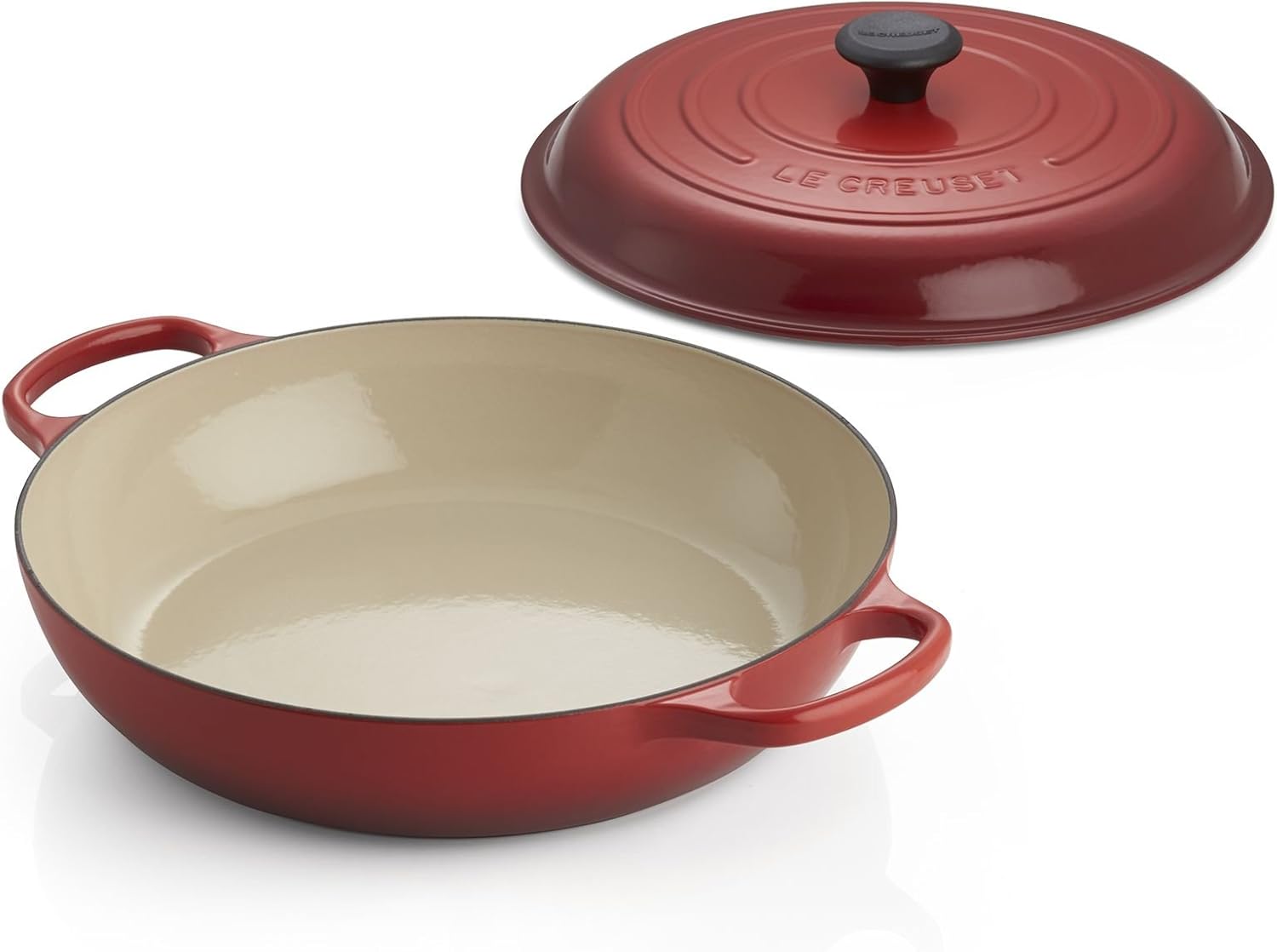Le Creuset Enameled Cast Iron Signature Braiser, 5 qt. , Cerise