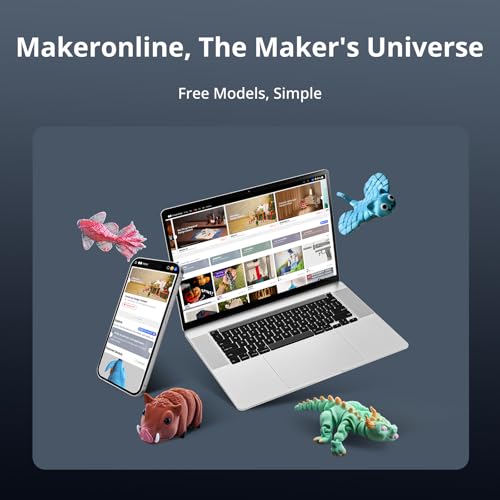 Anycubic Kobra S1 Combo 3D Printer, Multi-Color 3D Printer High Speed Max 600mm/s High Precision, Core XY Stable Structure Ultra-Quiet Printing Anycubic App One-Click Printing 250 * 250 * 250mm