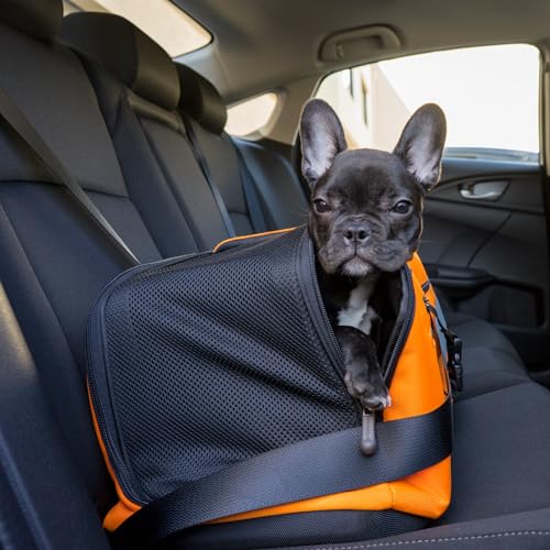 Sleepypod Air - Airline Approved Pet Carrier and Crash-Tested Car Seat for Cats and Dogs up to 18 lbs (Dark Chocolate)