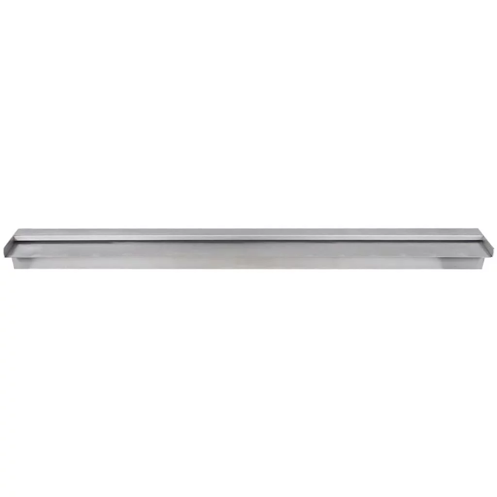 Suzicca Rectangular Waterfall Pool Fountain Stainless Steel 47.2"