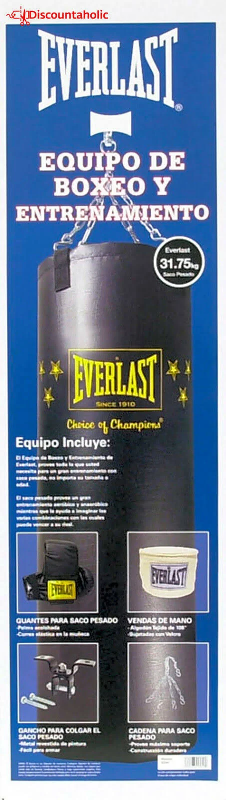 Everlast 70 lbs. Heavy Bag Kit