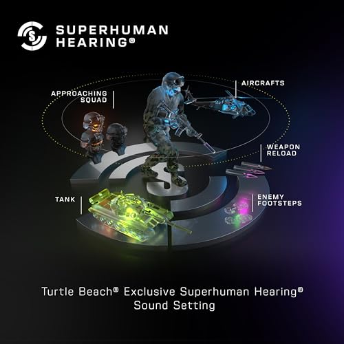 Turtle Beach Stealth 500 Wireless Amplified Gaming Headset for PC, PS5, PS4, Nintendo Switch, & Mobile – 40-Hr Battery, Bluetooth, Memory Foam Cushions, Flip-to-Mute Mic, EQ Presets