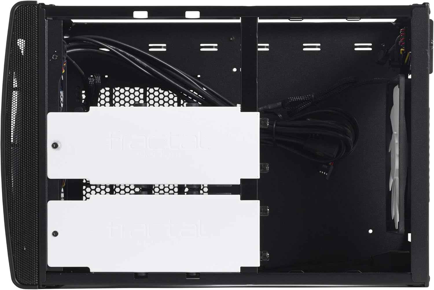 Fractal Design Node 304 - Black - Mini Cube Compact Computer Case - Small Form Factor - Mini ITX – Mitx - High Airflow - Modular Interior - 3X Silent R2 120mm Fans Included - USB 3.0