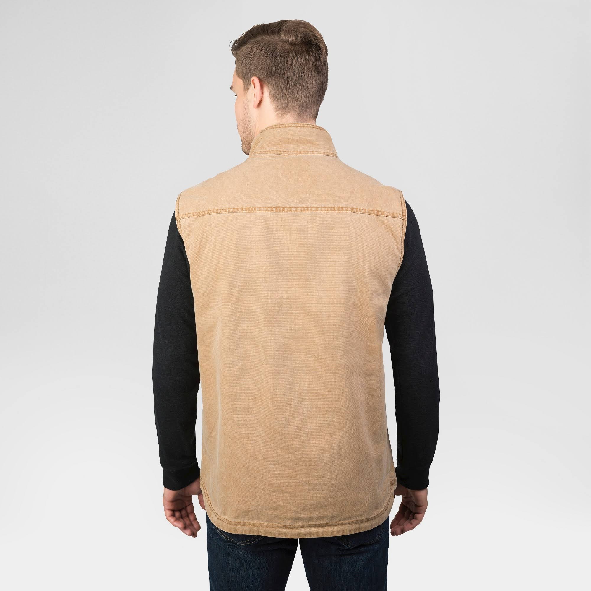 Walls Men&s Pecos Duck Vest - Vintage Pecan