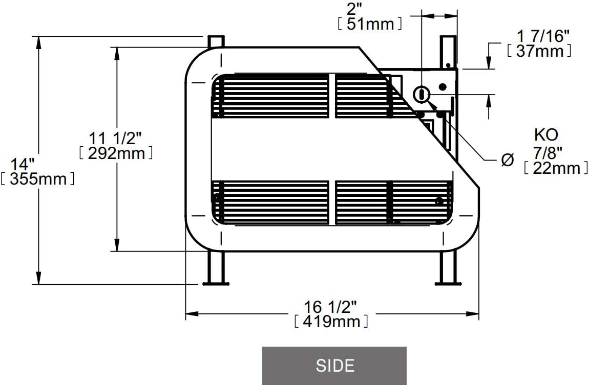 ASK1501W Ceiling Heater 1500W 120V