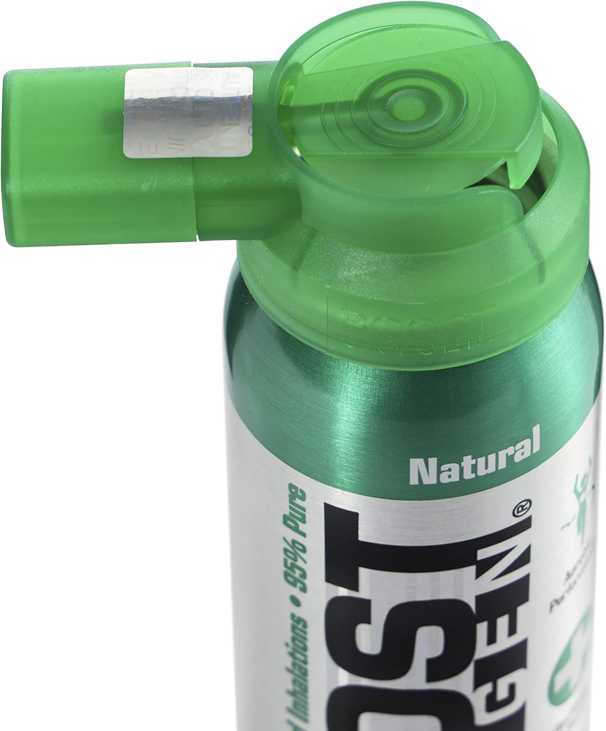 Boost Oxygen Canned 2-Liter Natural Inhaler O2 Oxygen Canister Bottle for High Altitudes, Athletes, and More, Flavorless (7 Pack)