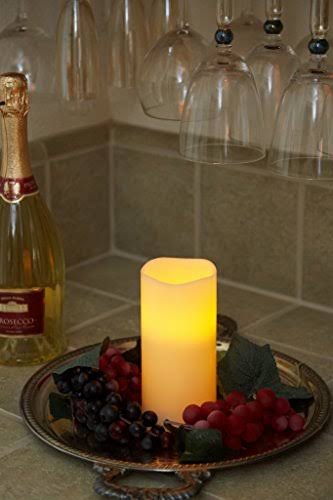 Best Realistic Flickering Real Wax Pillar Candles - Flameless Battery Operated LED Candles with Remote - Perfect Long Lasting SE