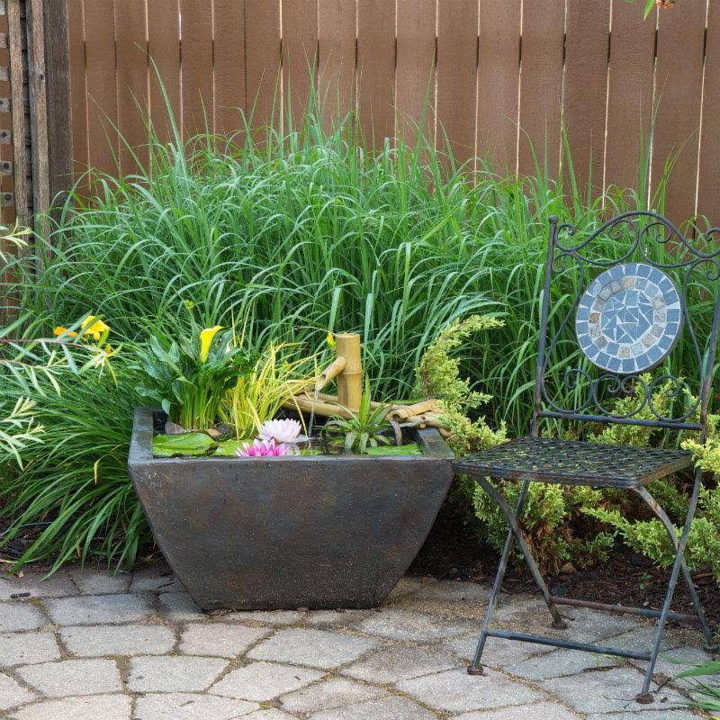 Aquascape Aquatic Patio Pond - Large - Textured Gray Slate