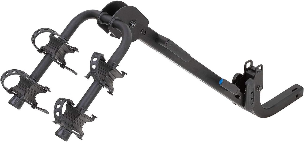 Rhino-Rack 2 Bike Hitch Mount Bike Carrier, Bike Rack Bicycle Carrier Racks Hitch Mount Double Foldable Rack for Vehicles, Heavy Duty and Adjustable Cradles - RBC045