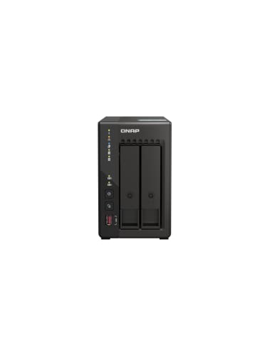 QNAP TS-453E-8G-US 4 Bay High-Performance Desktop NAS with Intel Celeron Quad-core Processor, 8 GB DDR4 RAM and Dual 2.5GbE (2.5G/1G/100M) Network Connectivity (Diskless)