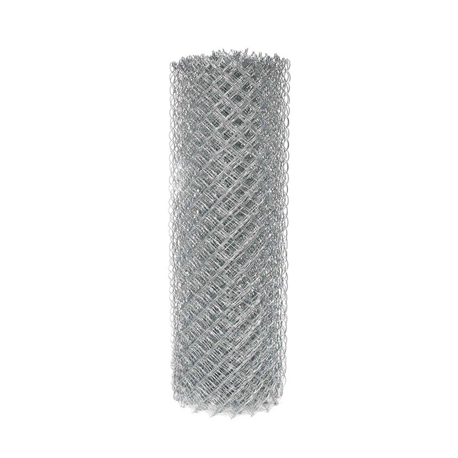 Aleko Galvanized Steel 6 x 50 Feet Chain Link Fence Fabric 12.5-AW Gauge CLF125G6X50-AP - Shop Hardware Tools Online Store