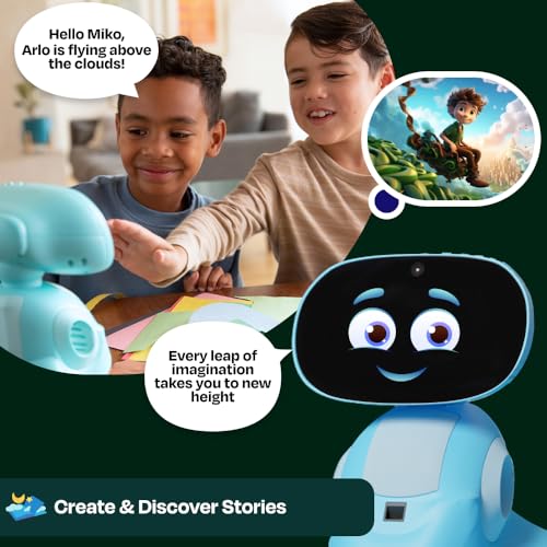 Miko 3 AI Robot for Kids – Smart Educational & STEAM Learning Robot with Interactive Apps, Games, Stories & Activities for Girls & Boys Ages 5–10 | Red