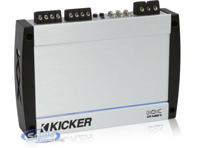 Kicker KXM 400.4 Class D 4-Channel Marine Amplifier
