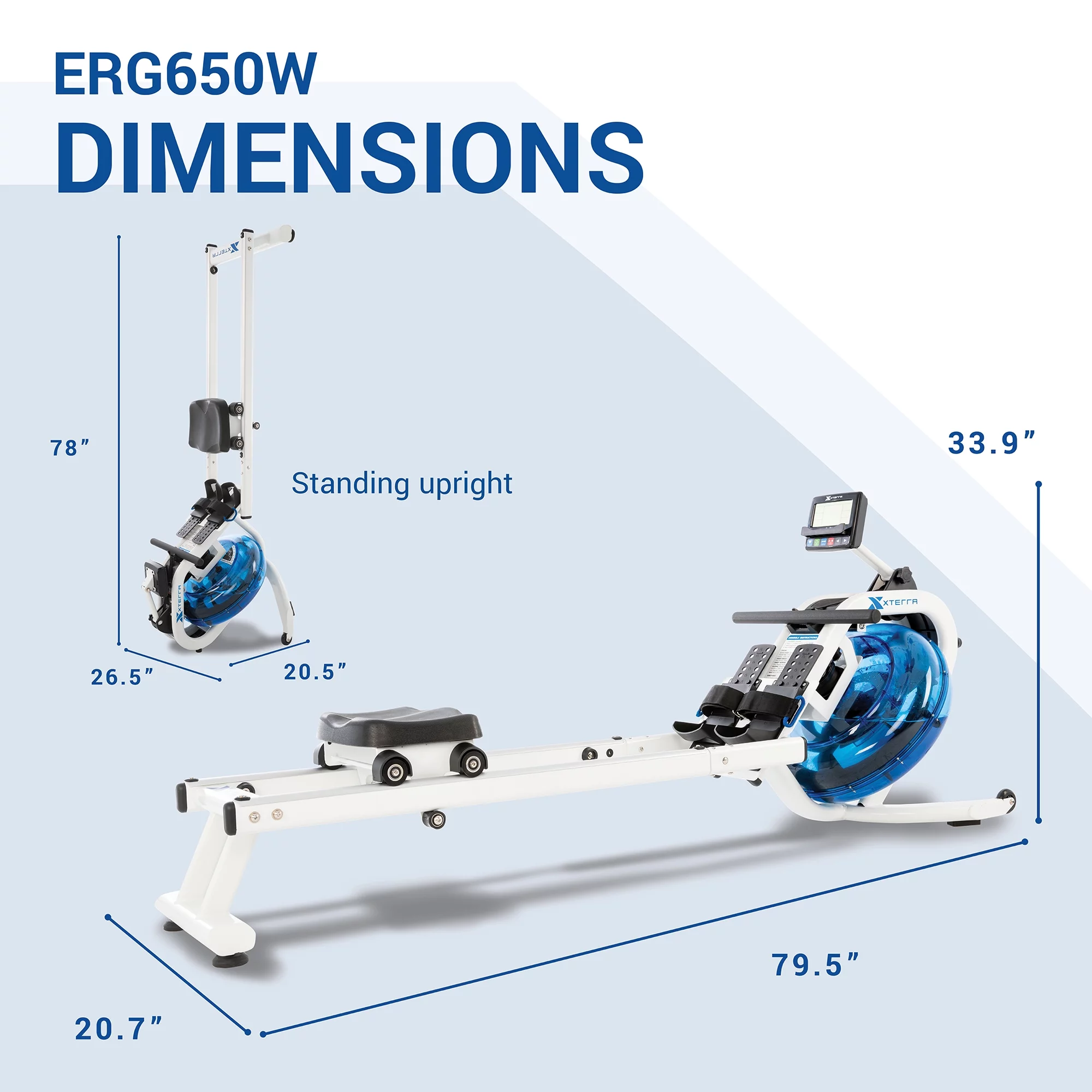 XTERRA Fitness ERG650W Water Rowing Machine