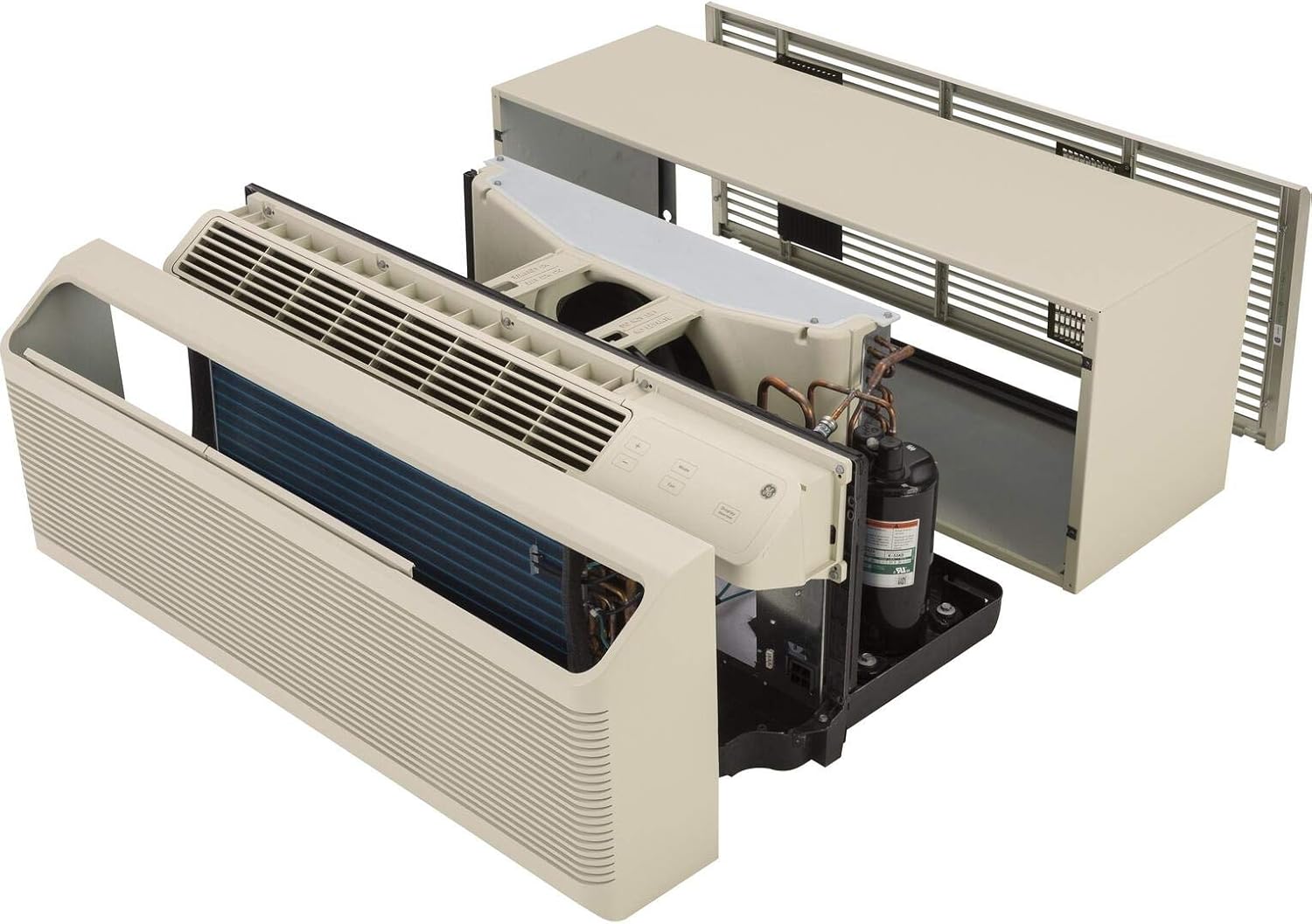 GE AZ65H15DAB AZ65H15DAB 42" Zoneline Series Packaged Terminal Air Conditioner with Heat Pump, 14400 Cooling BTU, in Bisque