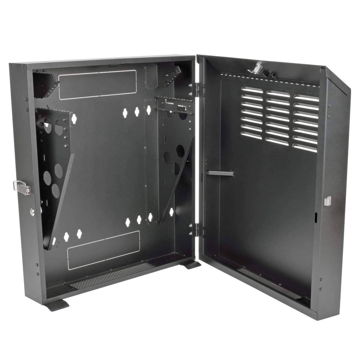Tripp Lite 4U Wall Mount Low Profile Secure Rack Enclosure Cabinet Vertical Rack SRWF4U