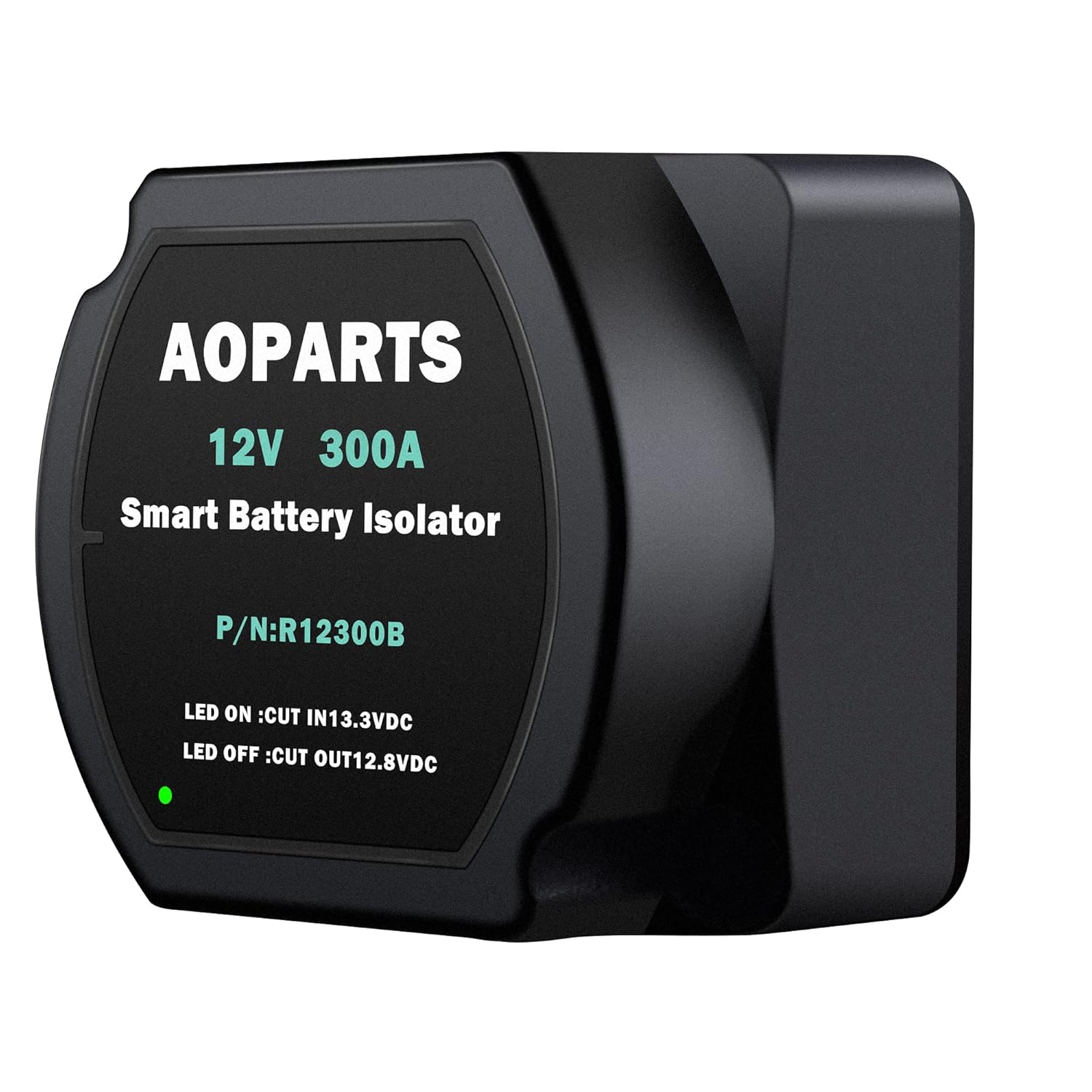Smart Dual Battery Isolator,12V 300Amp Voltage Sensitive Relay, 5 Year Warranty Battery Isolator Fits ATV UTV 4WD RZR RV Car Watercraft Marine Boat Truck Caravan Camping (R12300B)